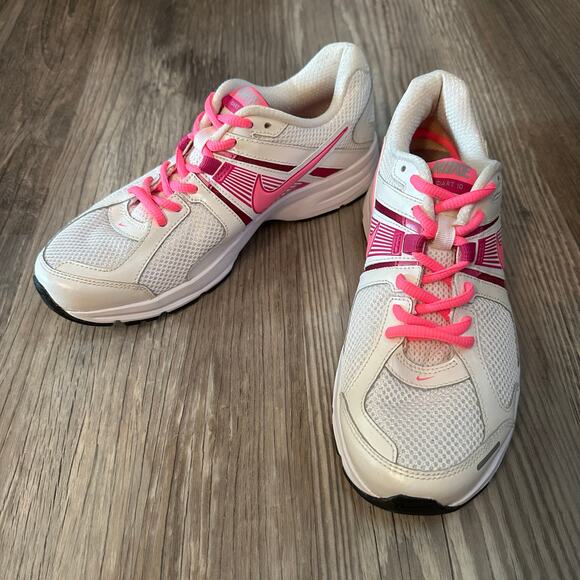 Nike Shoes - NIKE DART 580427-100 White Pink Lace Up RUNNING WALKING SNEAKER‎ Shoes Women’s 8